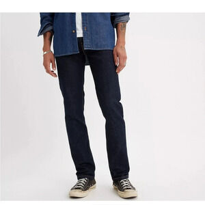 The Levi's® 511™ Slim Fit Size 20 Regular Casual Relaxed Dark Wash Denim